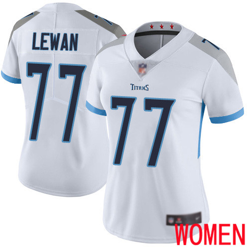 Tennessee Titans Limited White Women Taylor Lewan Road Jersey NFL Football 77 Vapor Untouchable